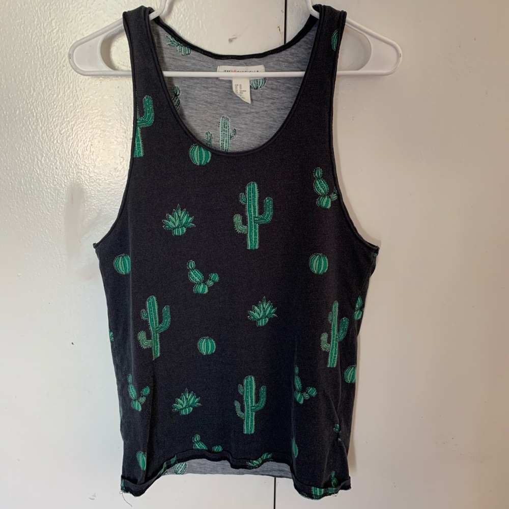 H&M Coachella cactus tank top size xs
